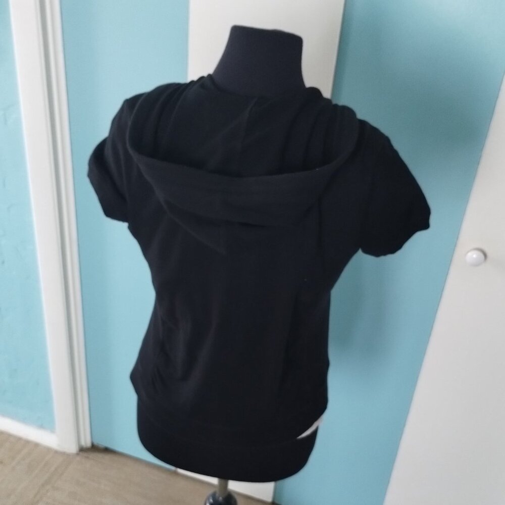 Prospirit Athletic Gear Hooded Zip-Up Black Vest w/ Pockets - Picture 4 of 5